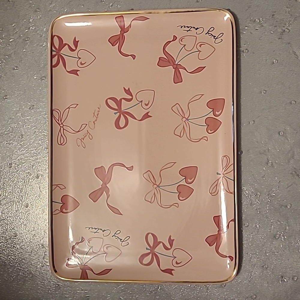 Large Pink Juicy Couture Trinket Tray